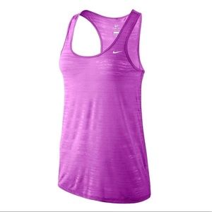 NIKE Purple Dri Fit Racerback Tank Top